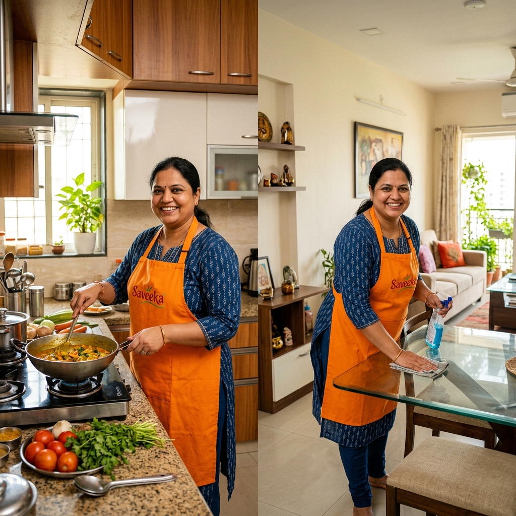 Cook and clean combo maid in Gaya